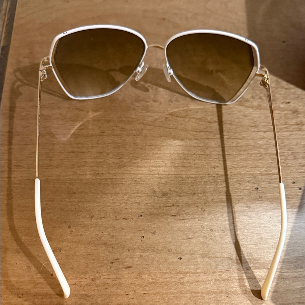 Balmain Gold Sunglasses with Brown Gradulent Lenses
